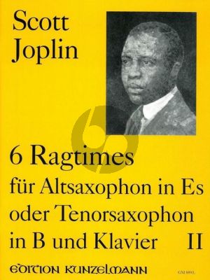 Joplin Ragtimes Vol.2 Alt- oder Tenorsaxophone und Klavier (Hans-Dieter Förster und Irene Patay)
