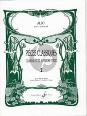 Album Pieces Classiques Vol.2 pour Alto et Piano (Facile [2 - 3])