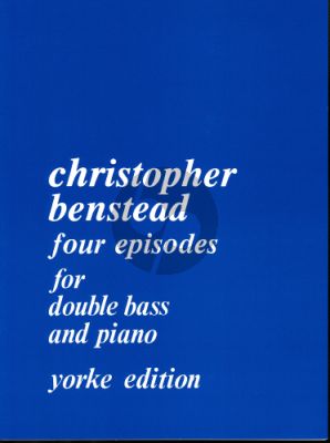 Benstead 4 Episodes Double Bass and Piano