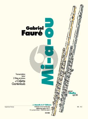 Faure Mi-a-ou extrait de Dolly Op.56 pour 2 Flutes et Piano (Transcription Olga Gartenlaub)