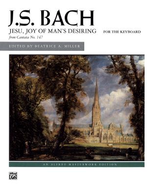 Bach Jesu Joy of Man's Desiring for Piano Solo (Chorale from Cantata No.147) (Beatrice A. Miller)
