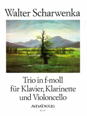 Scharwenka Trio f-moll Op. 26 Klarinette [Bb]-Violoncello und Klavier (Part./Stimmen) (Bernhard Pauler)