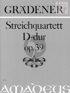 Quartett No.2 D-dur Op.39