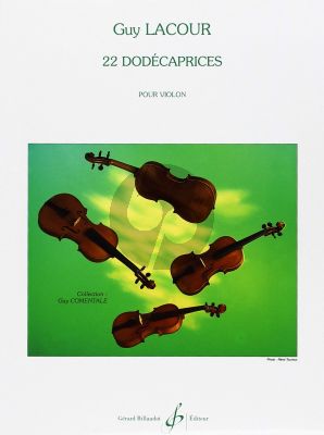 22 Dodecaprices pour Violon