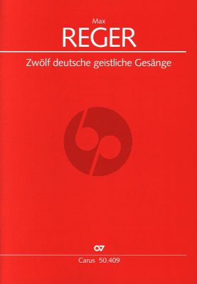 Reger 2 Deutsche Geistliche Gesange for 5 bis 8 Stimmigen Gemischten Chor a Cappella