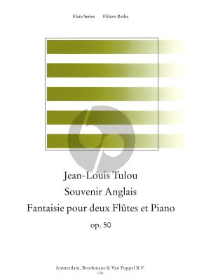 Tulou Souvenir Anglais Op.50 2 Flutes-Piano (Score/Parts) (edited by Stephen Preston)