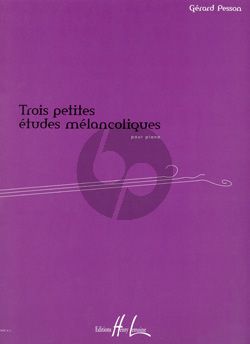 Pessard 3 Petites Etudes Melancoliques Piano seule