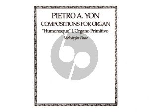 Yon Humoresque L'Organo Primitivo Toccatina for Flute for Organ