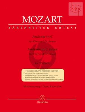 Mozart Andante C-major KV 315 (285e) Flöte-Klavier (edited by R.Brown & R.Engel)