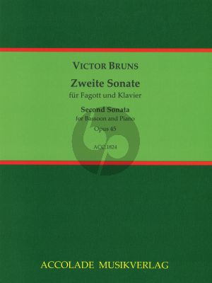 Bruns Sonate No. 2 Op.45 Fagott und Klavier