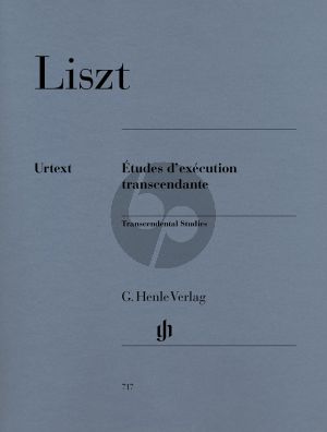 Liszt Etudes d'Execution Transcendante (Heinemann/Eckhardt) (Henle-Urtext)
