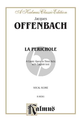 Offenbach La Perichole Vocal Score