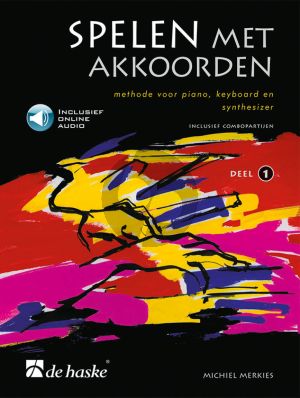 Merkies Spelen met Akkoorden Vol.1 Methode voor piano, keyboard en synthesizer (Boek met CD of Audio)