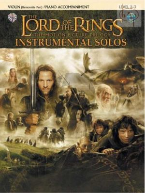 Lord of The Rings Trilogy for Violin with Piano Accompaniment