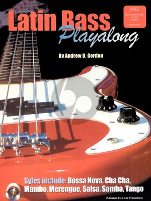 Gordon Latin Bass Play Along (Book with Audio Online) (Styles incl. Bossa Nova, Cha Cha, Mambo, Merengue, Salsa etc)