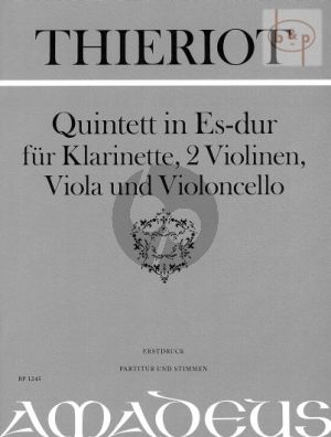 Quintett Es-dur (Clar.in Bb) (SCore/Parts)