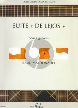 Maldonado Suite 'De Lejos' 4 Guitares (Score/Parts)