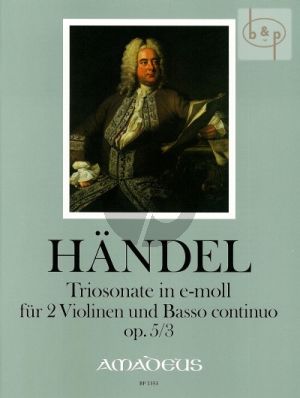 Triosonate e-moll Op.5 No.3 HWV 398
