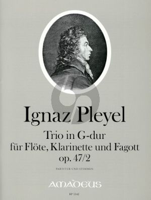 Pleyel Trio G-dur Op.47 No.2 (Klar.[C]) (Pauler) (Partitur/Stimmen)