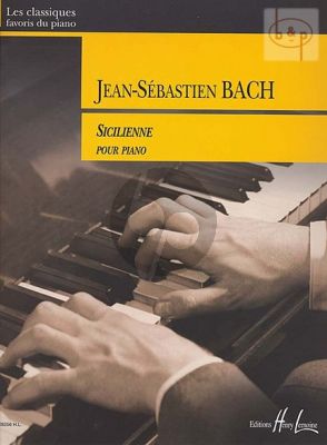 Bach Sicilienne Piano solo