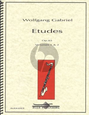 Wolfgang Gabriel Etudes for the Bass Clarinet Op.85 Vol.1 - 2