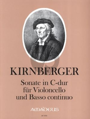 Kirnberger Sonate C-dur - aus Vermischte Musikalien 1769 fur Violoncello und Bc [Klavier] (Herausgegeben von H. Wiese / Continuo W. Kostujak)
