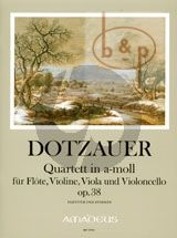 Quartet a-minor Op.38 (Score/Parts)