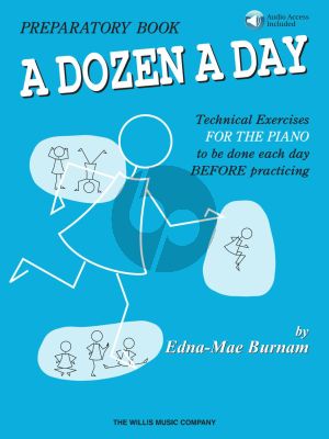 Burnam A Dozen a Day Preparatory Book for Piano Book with Audio Online