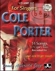 Jazz Improvisation Vol.117 Cole Porter for Singers Low and High Voice Book with 2 Cd's