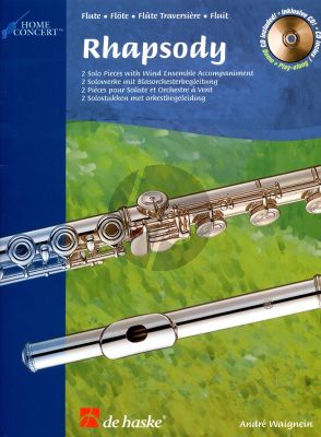 Waignein Rhapsody for Flute and Band (piano red.) (with Play-Along Demo CD) (Bk-Cd) (interm.) (grade 4 - 5)