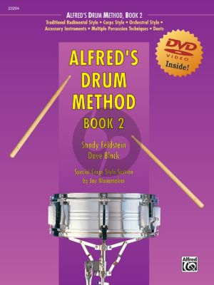 Alfred's Drum Method Vol. 2 (Book-DVD)