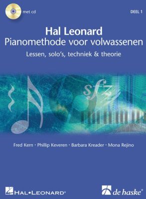 Piano Methode voor Volwassenen Vol.1 (Bk- 2 Cd's) (Lessen, Solo's, Techniek en Theorie) (Nederlands Kern-Keveren-Kreader-Rejino)