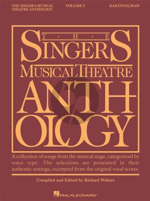 Singers Musical Theatre Anthology Vol.5 Baritone/Bass (Book) (edited by Richard Walters)
