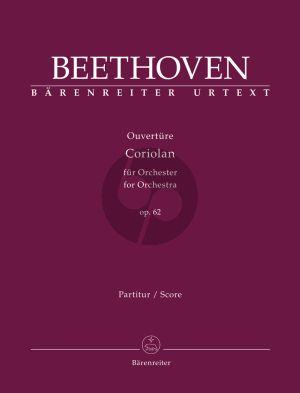 Beethoven Coriolan Ouverture Op. 62 Orchester (Partitur) (Jonathan Del Mar)