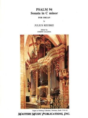 Reubke Psalm 94 Sonata C-Minor Organ (Jopseph Galema)
