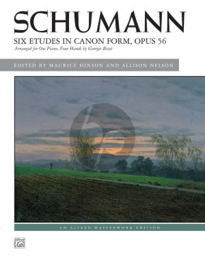 Schumann 6 Etudes in Canon Form Op.56 Piano (arr. by Georges Bizet) (edited by Maurice Hinson and Allison Nelson)