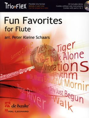 Fun Favorites for Flute (Trio-Flex) 3 Flutes (Bk-Cd) (Score/Parts) (arr. Peter Kleine Schaars)