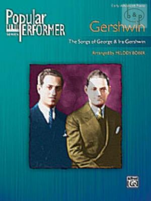 Gershwin Popular Performer Series Piano Solo