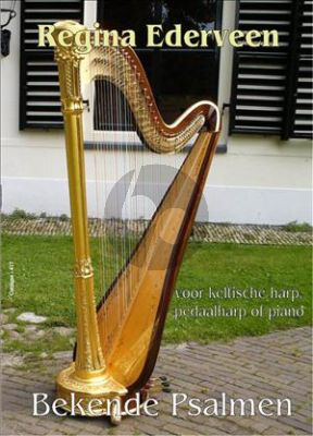 Ederveen Bekende Psalmen voor Keltische Harp, Pedaalharp of Piano (Vanaf 2 jaar les)