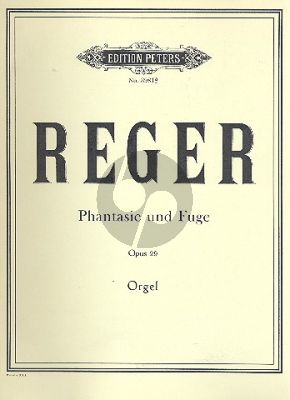 Reger Fantasie & Fuge c moll Op. 29 Orgel