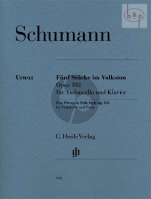 5 Stucke im Volkston Op.102 (Violonc. Version)