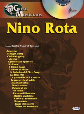 Nino Rota (Great Musicians Series) Piano solo (Bk-Cd)