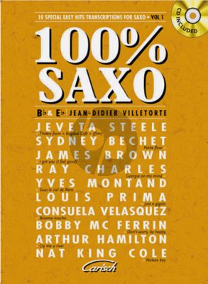 100% Saxo Vol.1 (Bb and Eb Jean-Didier Villetorte) (Bk-Cd)