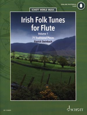 Irish Folk Tunes for Flute (Bk-Cd) (71 Traditional Pieces) (edited by Patrick Steinbach)