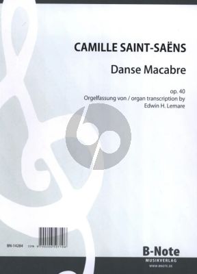 Saint-Saens Danse Macabre Op.40 Organ arr. Lemare