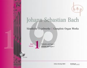 Samtliche Orgelwerke Vol.1 - Praeludien und Fugen 1 Book with CD-Rom