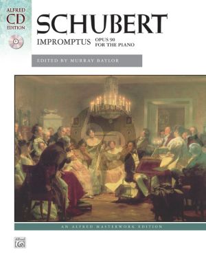 Schubert Impromptus Op.90 D 899 for Piano Book with Demo Cd (Edited by Murray Baylor)