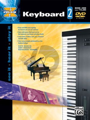 Alfred's MAX Keyboard Vol. 2 (See it, Hear it and Play it) (Bk-DVD)