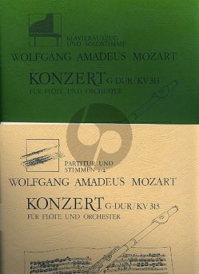 Mozart Konzert G-dur KV 313 4 Flöten (Part./Stimmen)