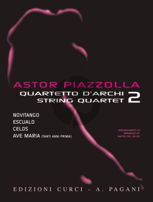 Piazzolla Piazzolla for String Quartet Vol.2 Score and Parts (M. del Solda)
